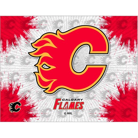 Calgary Flames 15x20 Canvas Wall Art